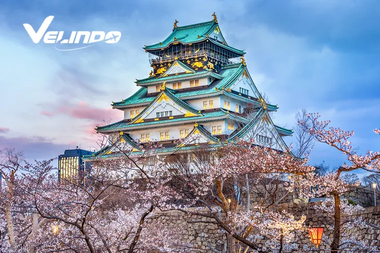 tempat wisata di jepang osaka castle