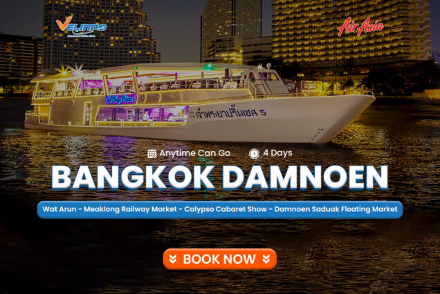 4D BANGKOK DAMNOEN DINNER CRUISE