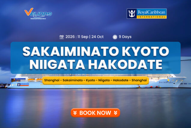 Spectrum Of The Seas 8N Sakaiminato Kyoto Niigata & Hakodate Cruise