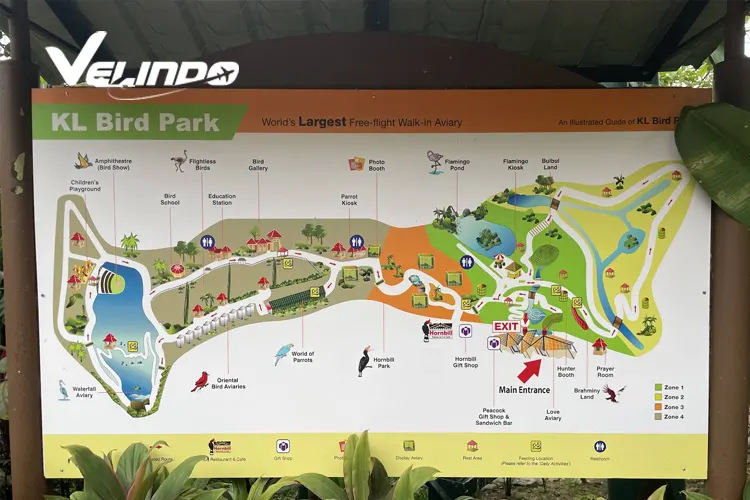 tempat wisata di kuala lumpur Kuala Lumpur Bird Park