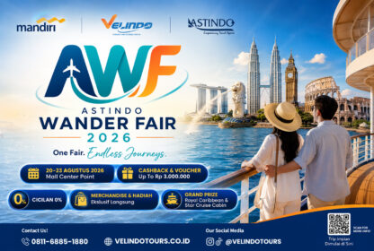 ASTINDO Wander Fair 2026, Temukan Promo Liburan Impian Bersama Velindo Tours
